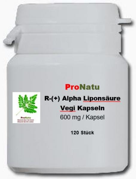 ProNatu R(+) -Alpha Lipoic Acid capsules - 120 pieces to 600 mg